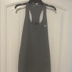 Under Armour Gray Racerback Performance Tank